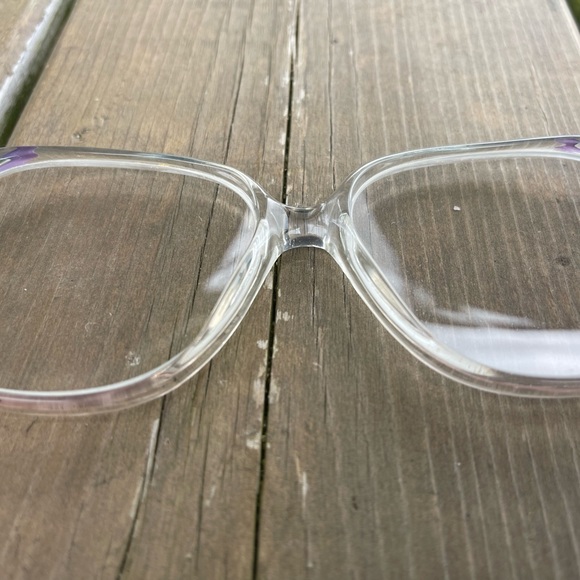 1980s Marcolin Lunette Cartier 531-88 Purple Enamel Rx Glasses Made in Italy - Picture 14 of 15